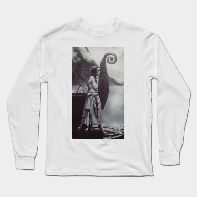 The Shorewalker Long Sleeve T-Shirt by PandoraYoung